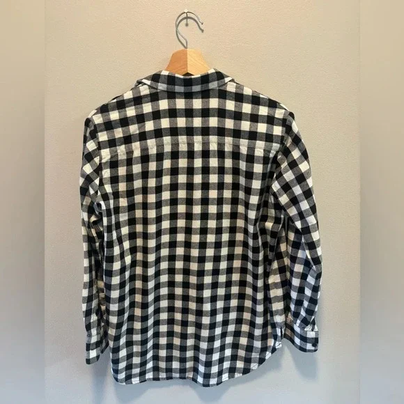 Madewell Gingham Flannel Shirt - Picture 2 of 8